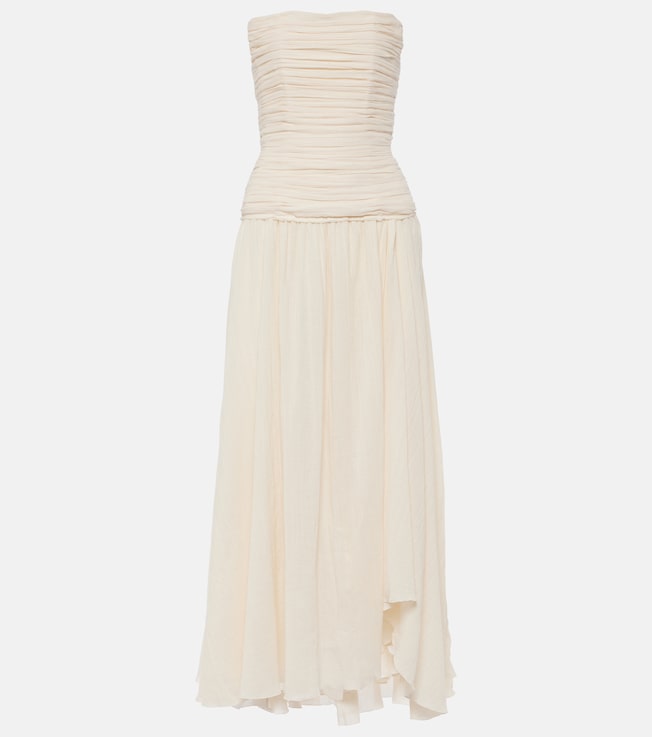 Hightide cotton-blend maxi dress | Staud