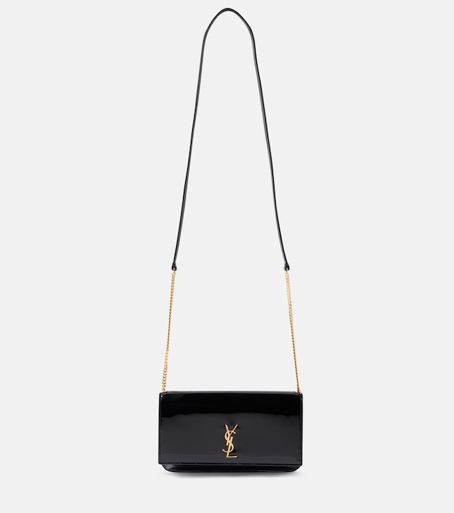 Cassandre patent leather phone pouch | Saint Laurent