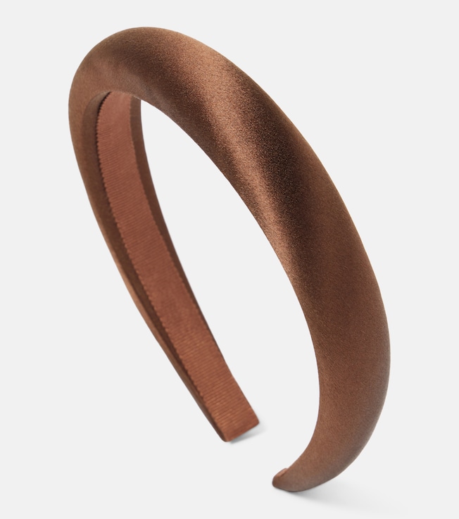 Tori satin headband | Jennifer Behr