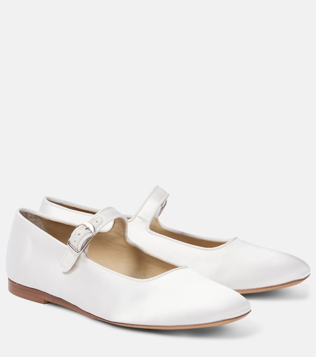 Satin Mary Jane flats | Le Monde Béryl