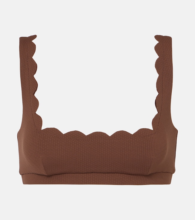 Mini Palm Springs scalloped bikini top | Marysia