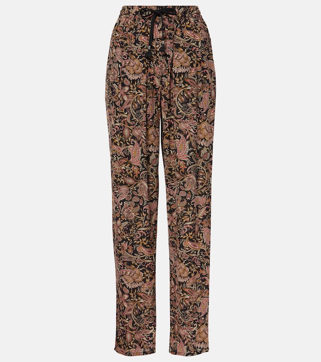 Zahera printed straight pants | Marant Etoile