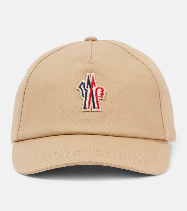 Logo cotton gabardine baseball cap | Moncler
