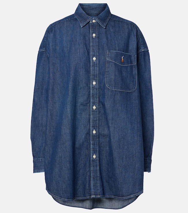 Oversized denim overshirt | Polo Ralph Lauren