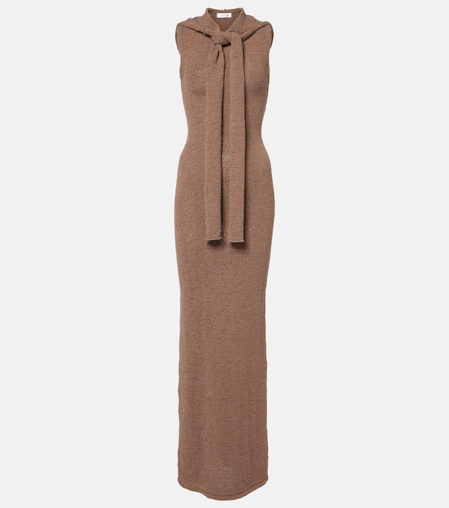 Rory hooded cotton-blend maxi dress | Aya Muse