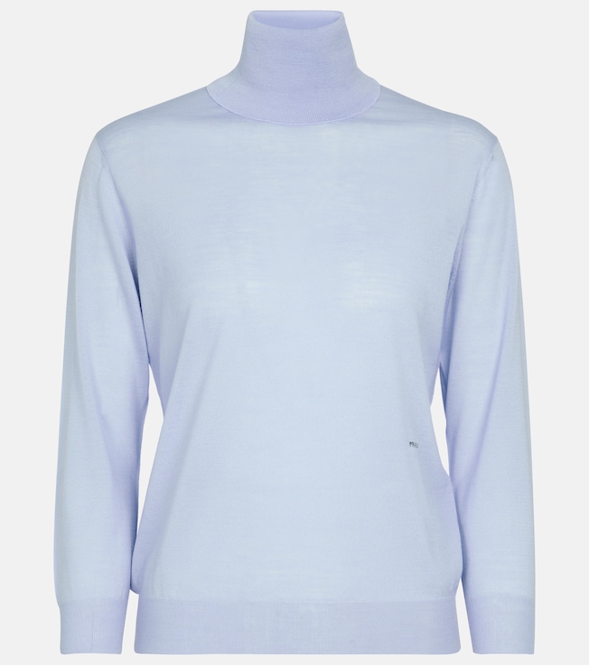 Wool-blend turtleneck sweater | Prada