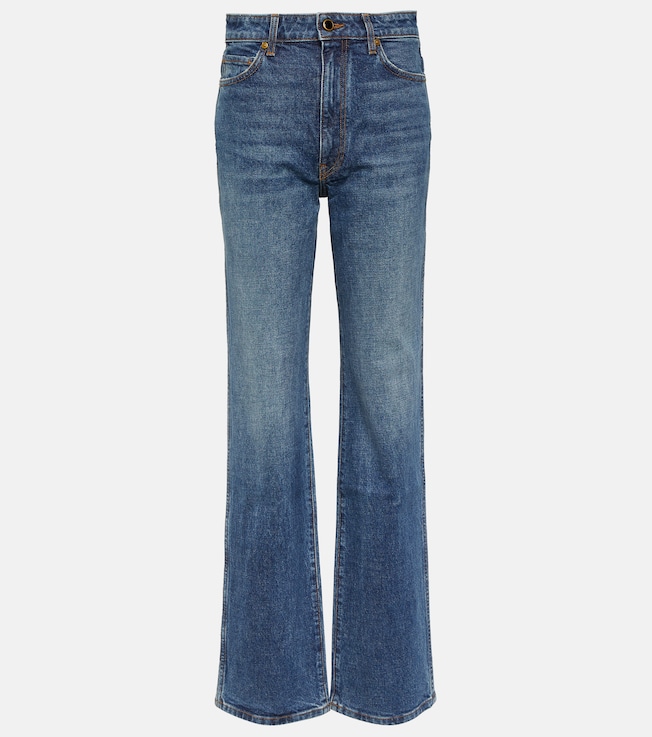 Danielle high-rise straight jeans | Khaite