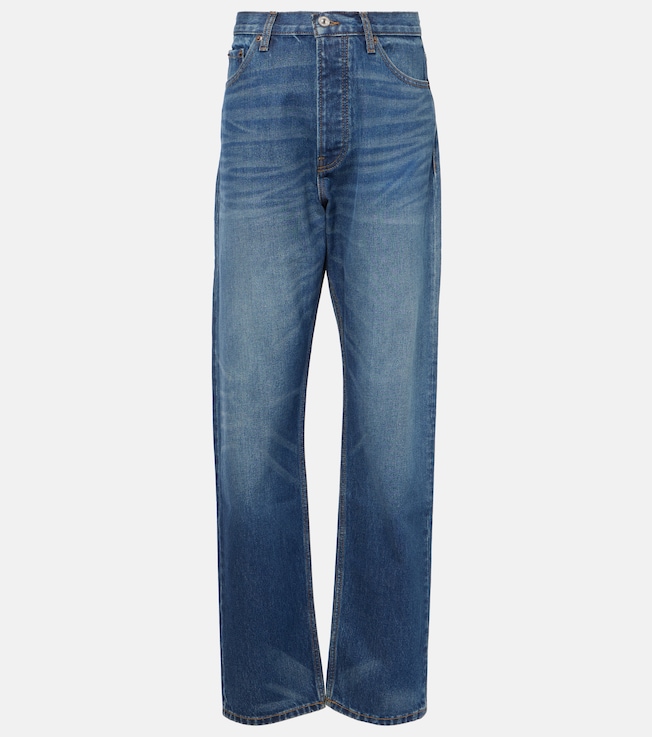 Faded straight jeans | Aya Muse