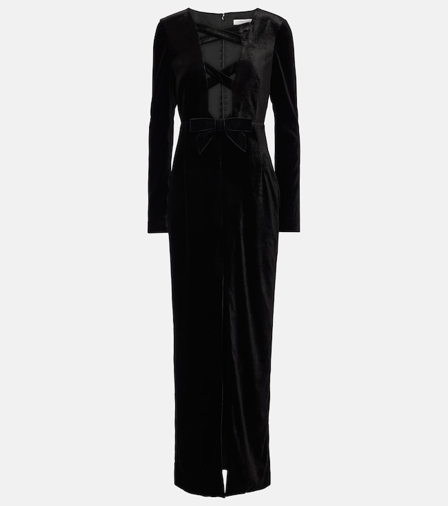 Velvet maxi dress | Alessandra Rich