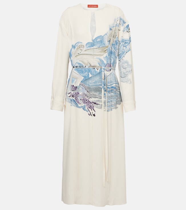 Poppy printed silk midi dress | Altuzarra