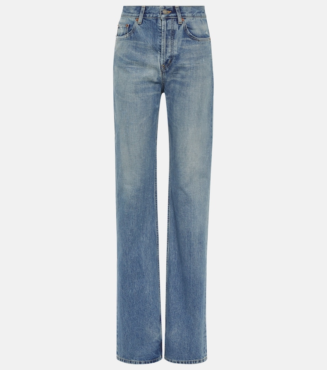 High-rise straight jeans | Saint Laurent