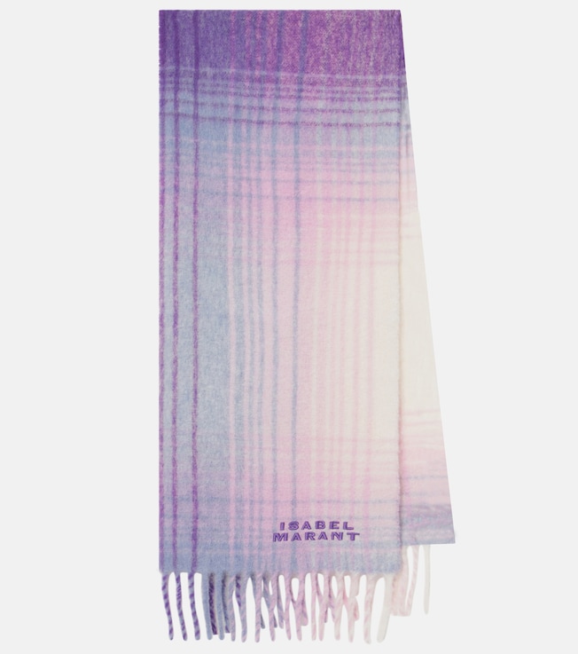 Firny checked wool-blend scarf | Isabel Marant
