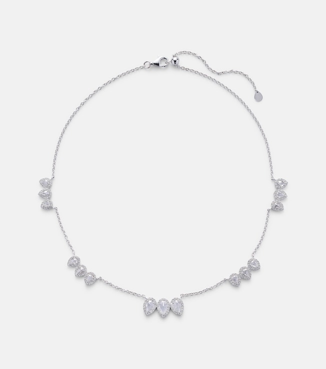 Kanika 18kt white gold necklace with diamonds | Kamyen