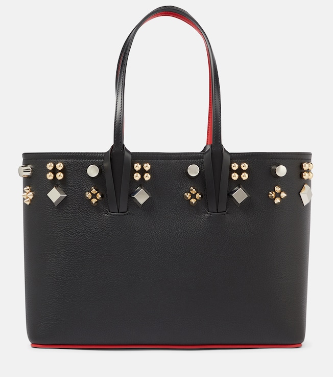 Cabata stud-embellished leather tote | Christian Louboutin