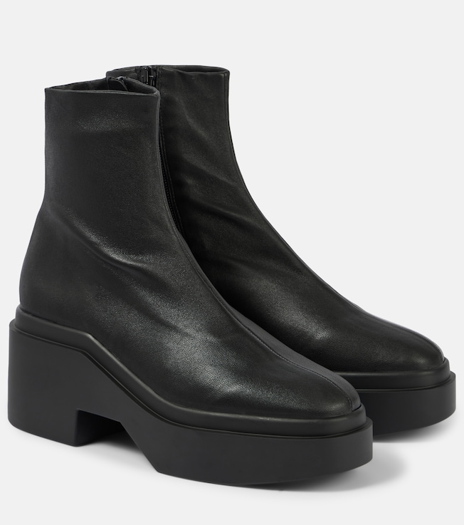 Nelle leather ankle boots | Clergerie