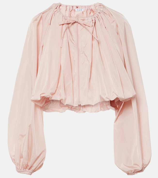 Pleated cropped jacket | Alaïa