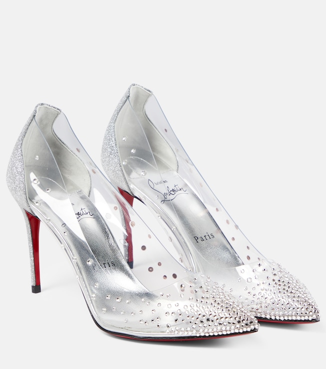 Degrastrass embellished PVC pumps | Christian Louboutin