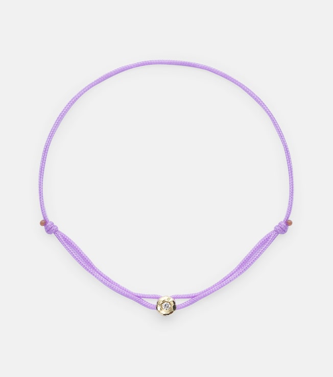 Parachute Nesting Gem 18kt gold bracelet with diamond | Octavia Elizabeth