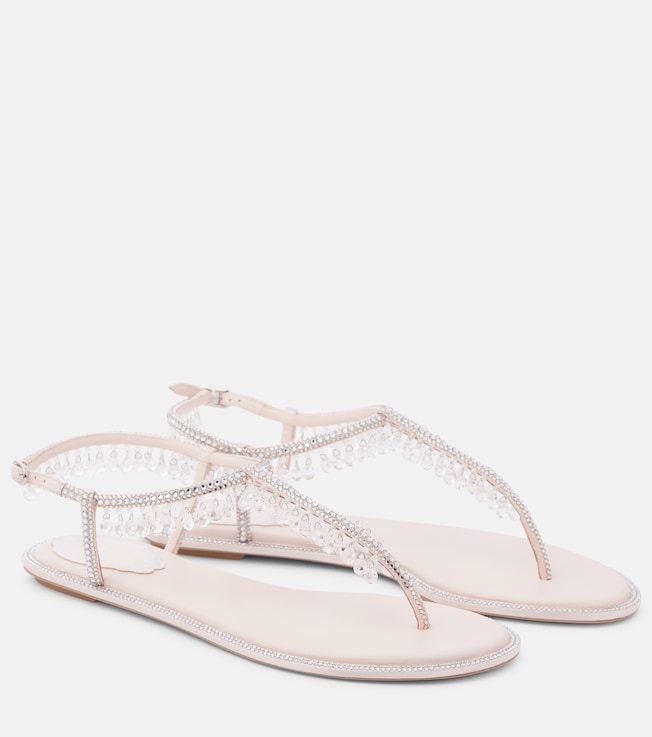 Chandelier embellished thong sandals | Rene Caovilla