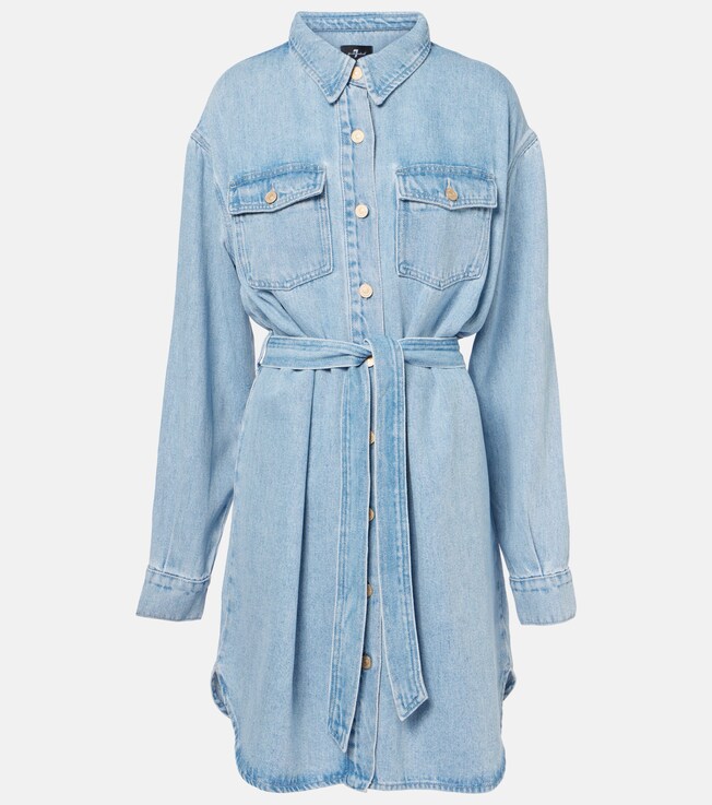 Denim shirt dress | 7 For All Mankind