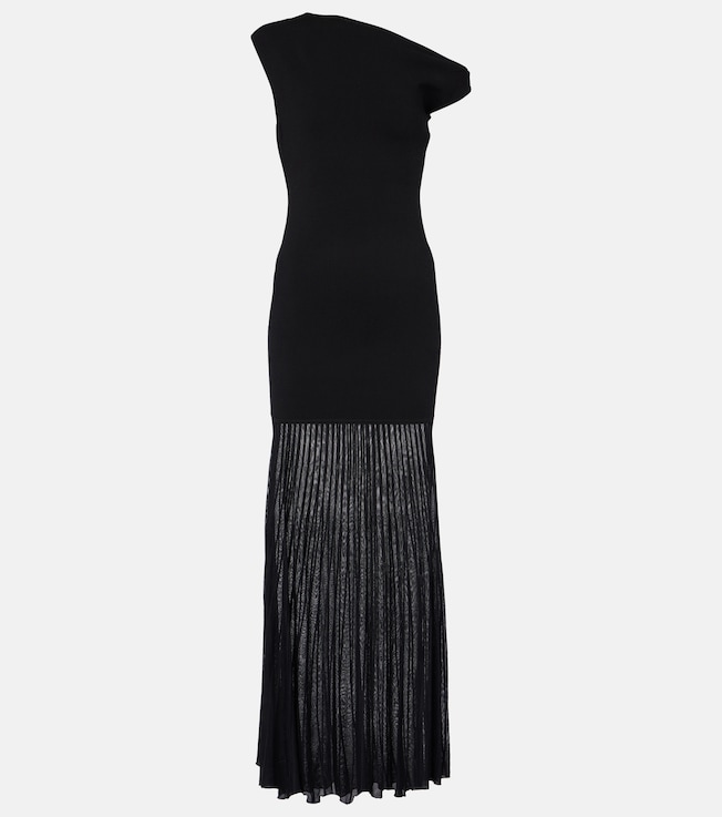 Indigo Twist one-shoulder maxi dress | SIR