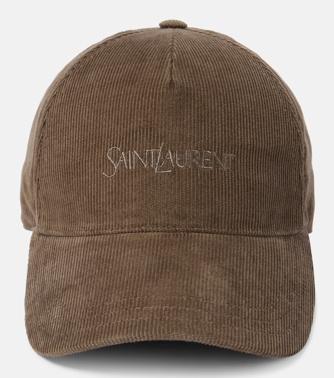 Corduroy baseball cap | Saint Laurent
