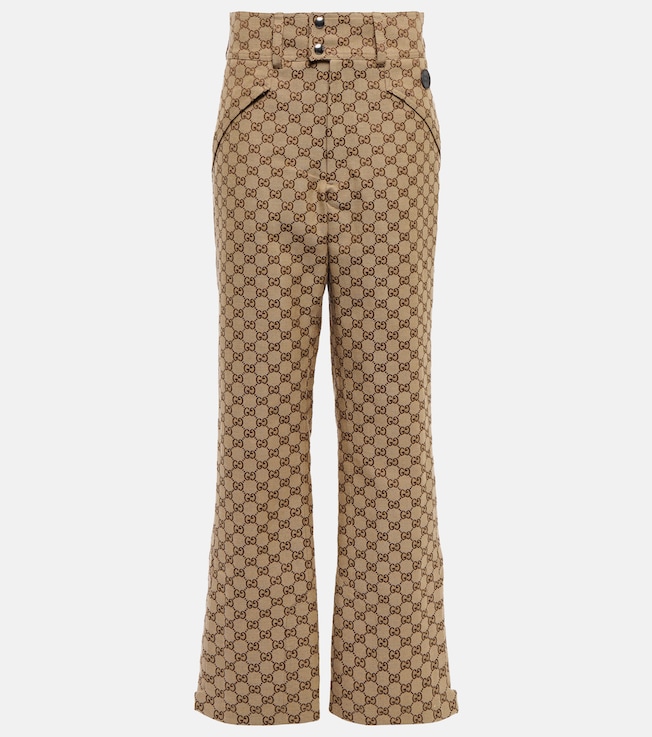 GG cotton canvas flared pants | Gucci