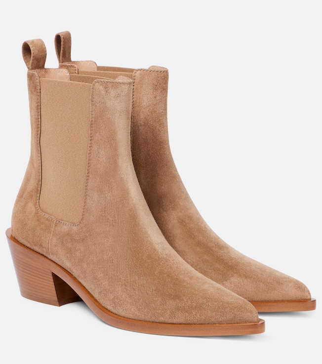 Wylie 45 suede ankle boots | Gianvito Rossi
