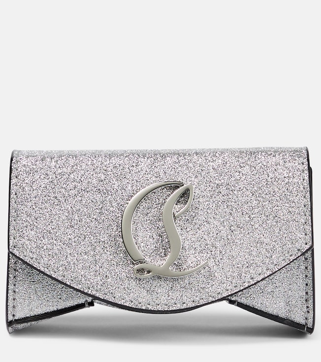 Loubi54 Mini glitter shoulder bag | Christian Louboutin