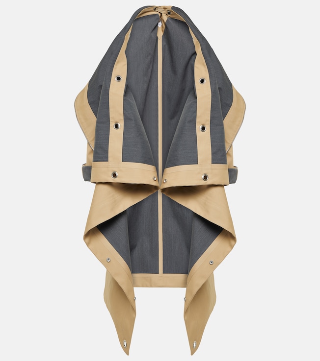Wool and cotton cape | Bottega Veneta