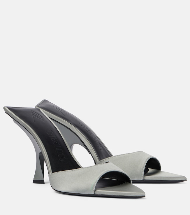 Ester 95 satin mules | The Attico
