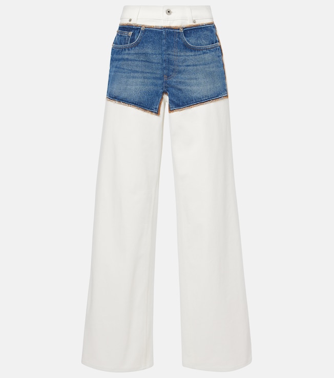Petit Grand trompe l’oeil straight jeans | Jean Paul Gaultier