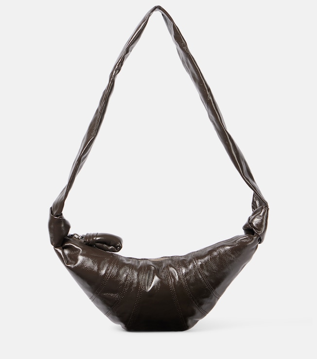 Croissant Small faux leather shoulder bag | Lemaire