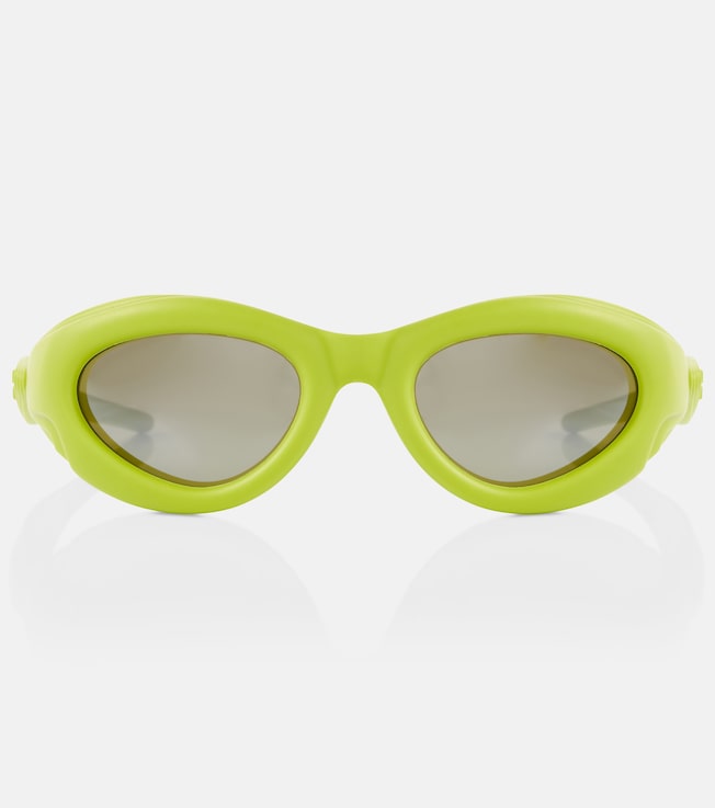 Oval acetate sunglasses | Bottega Veneta