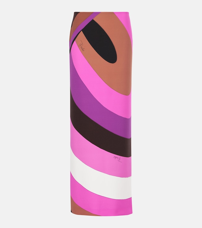 Iride printed maxi skirt | Pucci