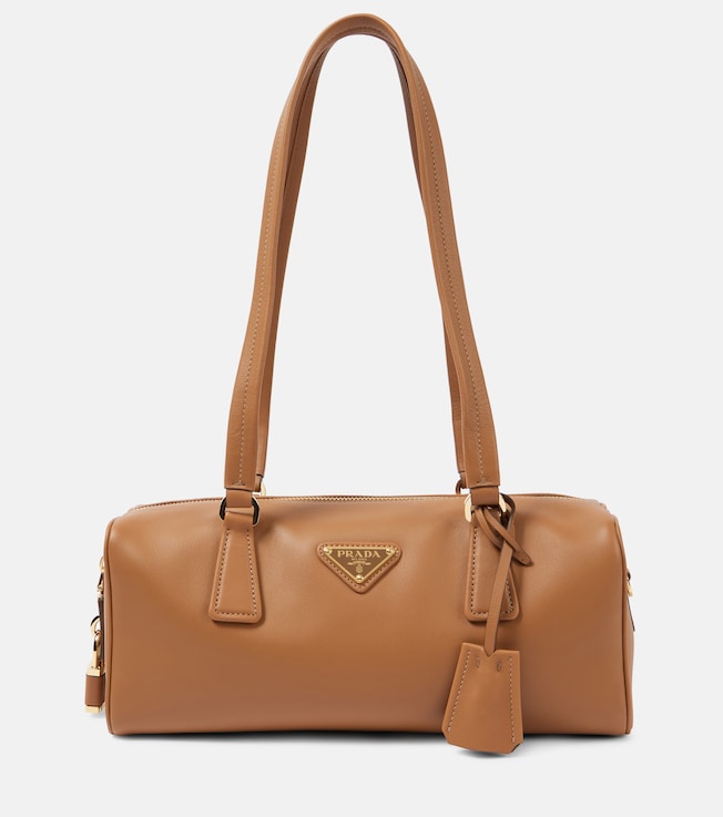 Medium leather shoulder bag | Prada
