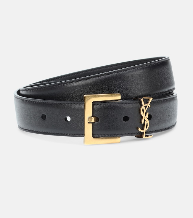 Cassandre leather belt | Saint Laurent
