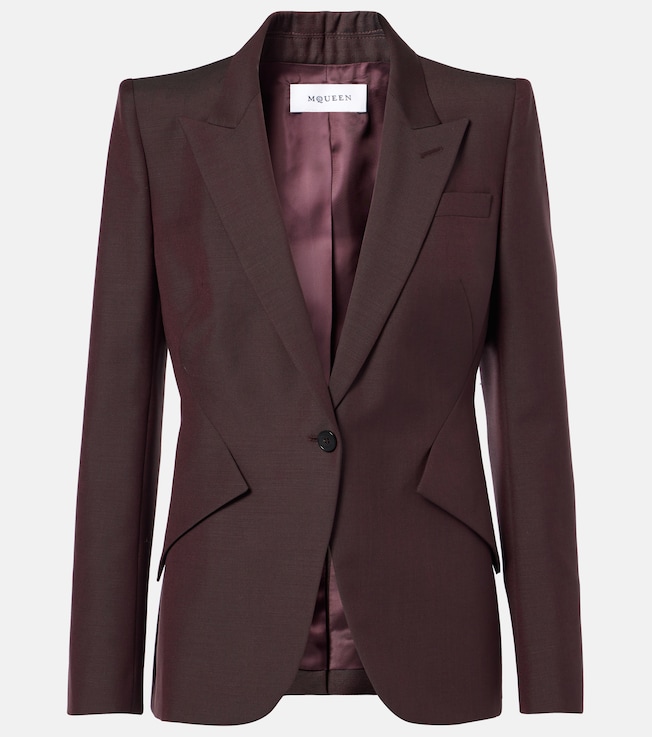 Wool and mohair blazer | McQueen