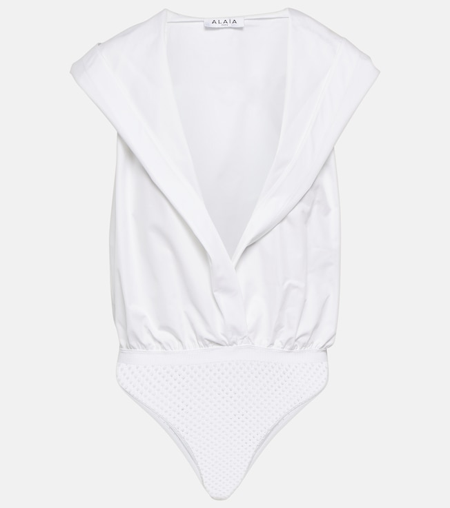Hooded cotton bodysuit | Alaïa