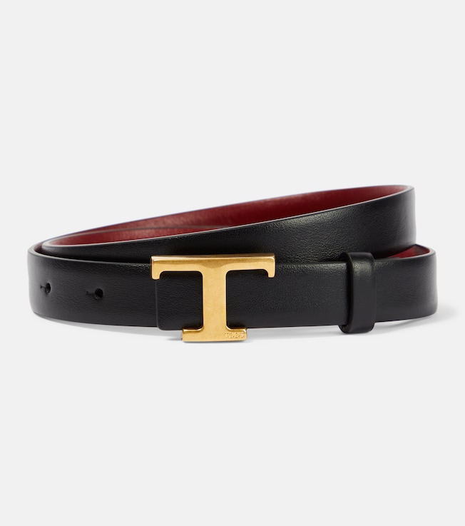 Timeless T reversible leather belt | Tod's