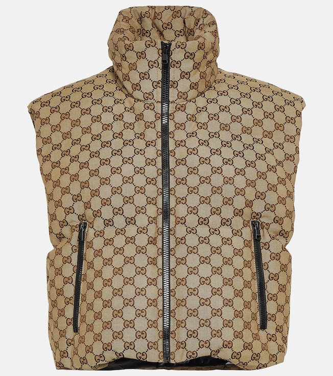 GG canvas puffer vest | Gucci