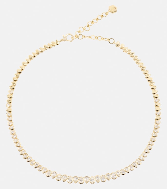 Tennis 18kt gold necklace with diamonds | Shay Jewelry