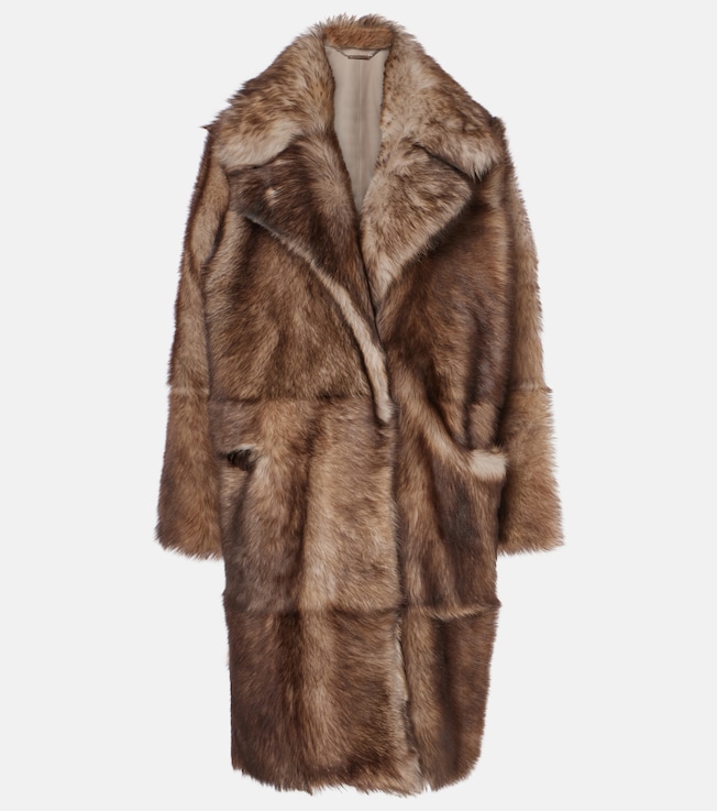 Evita shearling coat | Nour Hammour