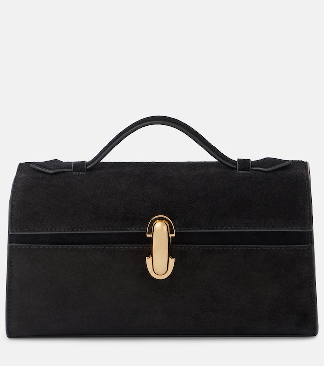 Symmetry suede tote bag | Savette