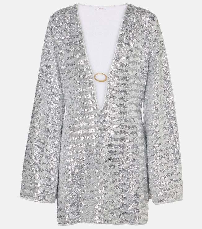 Lumière O sequined beach cover-up | Oséree