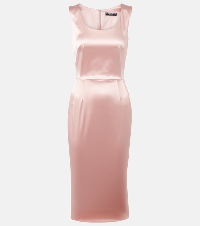 Satin midi dress | Dolce&Gabbana