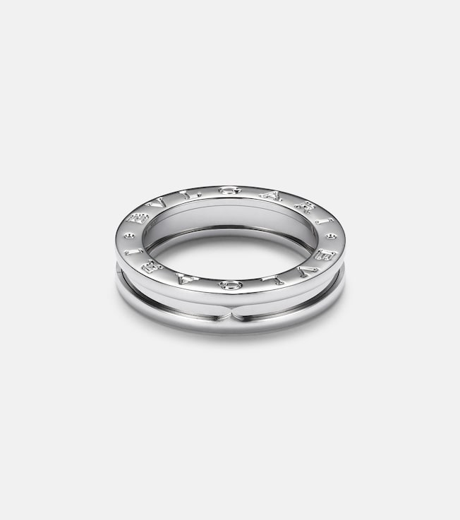 B.zero1 18kt white gold ring | Bvlgari
