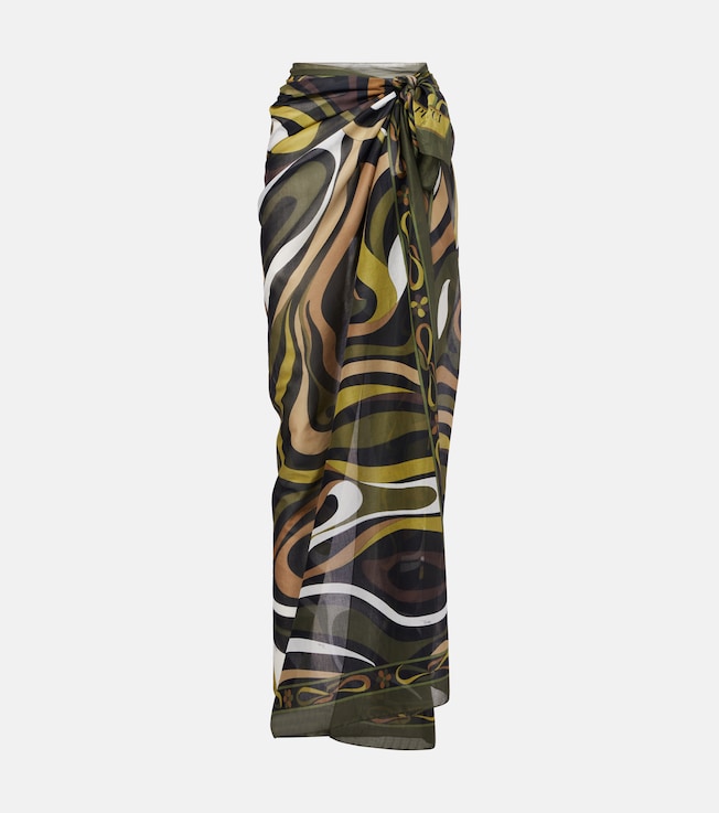 Marmo cotton beach cover-up | Pucci