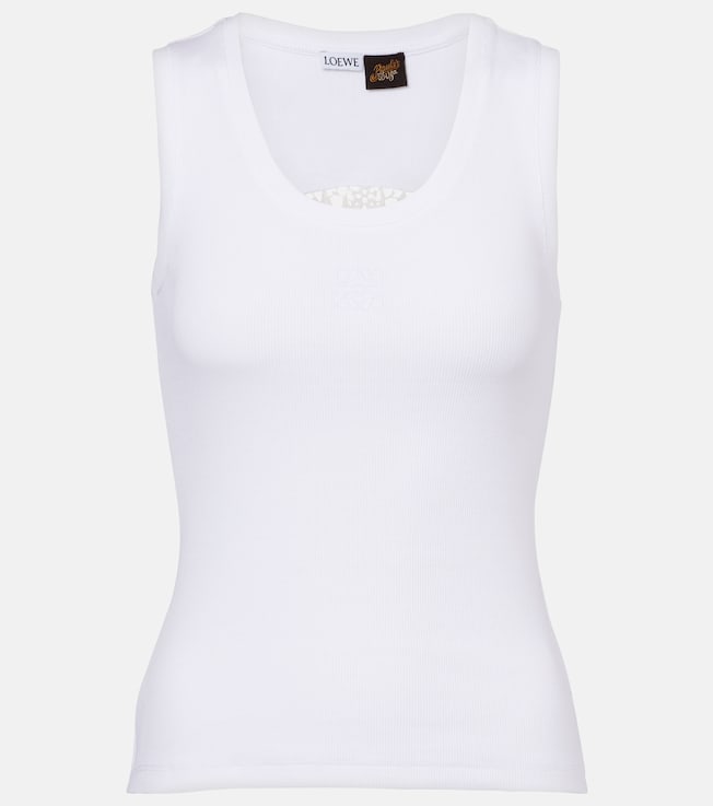 Paula's Ibiza cotton-blend tank top | Loewe