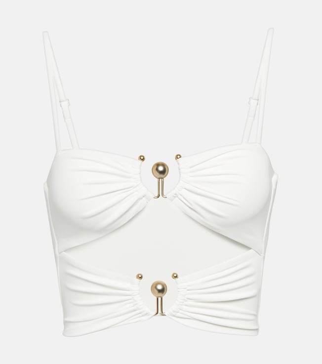 Pierced Orbit bikini top | Christopher Esber